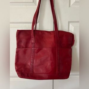 Wilson Vintage Red leather bag